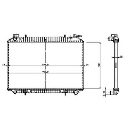 Foto Kühler, Motorkühlung NRF 509534