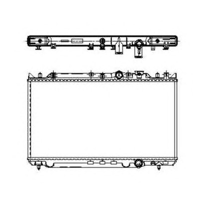 Photo Radiator, engine cooling NRF 509653