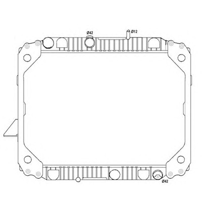 Photo Radiateur, refroidissement du moteur NRF 513475