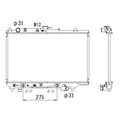 Foto Radiatore, Raffreddamento motore NRF 516521