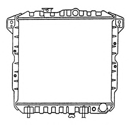 Photo Radiator, engine cooling NRF 516552