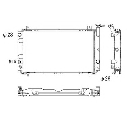 Foto Radiatore, Raffreddamento motore NRF 516860