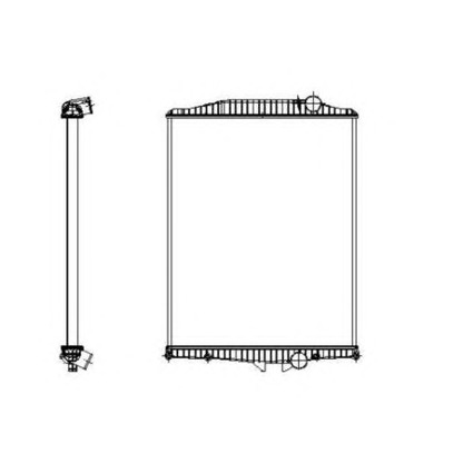 Photo Radiator, engine cooling NRF 519701