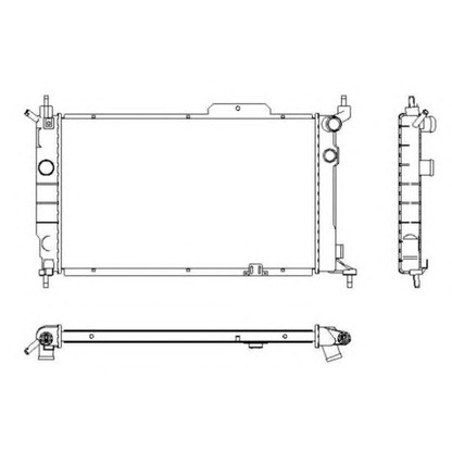 Photo Radiateur, refroidissement du moteur NRF 52204