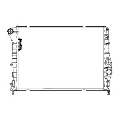 Photo Radiator, engine cooling NRF 53203