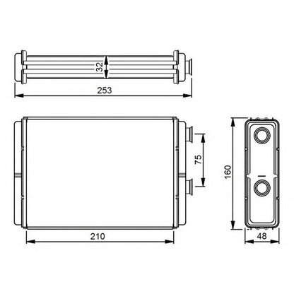 Фото Теплообменник, отопление салона NRF 53233