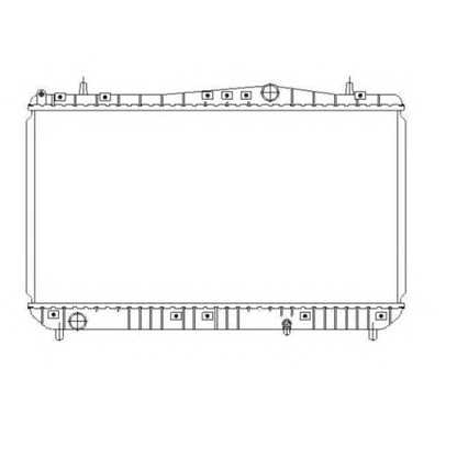 Foto Radiador, refrigeración del motor NRF 53384