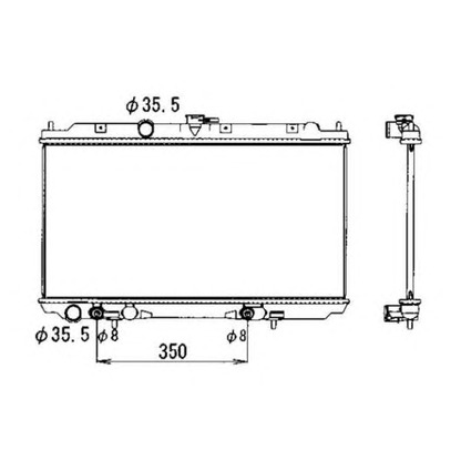 Foto Kühler, Motorkühlung NRF 53389