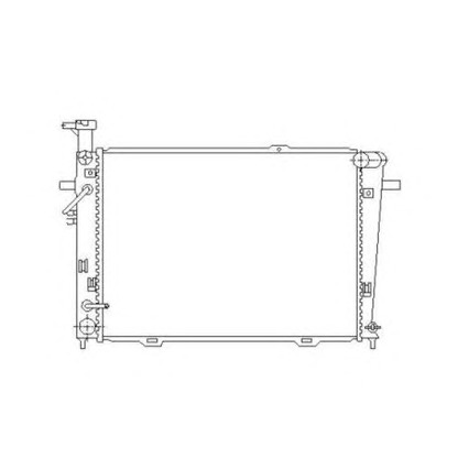 Photo Radiator, engine cooling NRF 53496