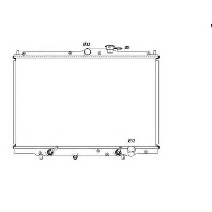 Photo Radiateur, refroidissement du moteur NRF 53515