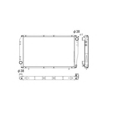 Photo Radiateur, refroidissement du moteur NRF 53528