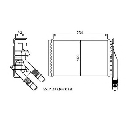 Photo Système de chauffage NRF 53554