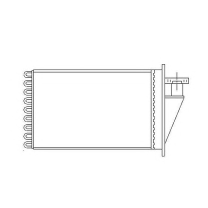 Foto Wärmetauscher, Innenraumheizung NRF 53565