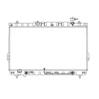 Foto Radiatore, Raffreddamento motore NRF 53646