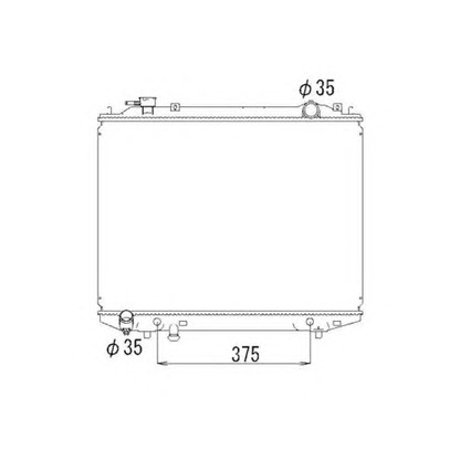 Foto Radiatore, Raffreddamento motore NRF 53793