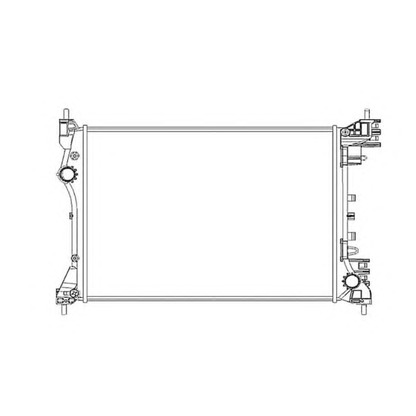 Photo Radiator, engine cooling NRF 53834