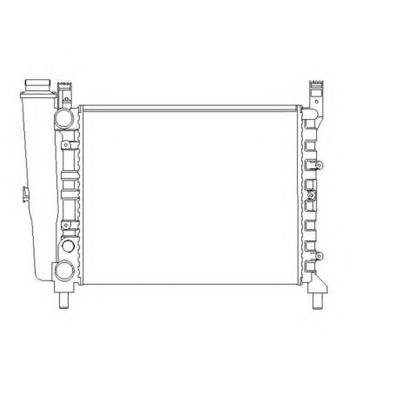 Foto Radiador, refrigeración del motor NRF 54680