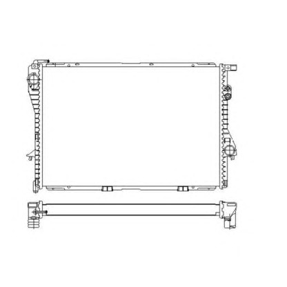 Photo Radiator, engine cooling NRF 55323