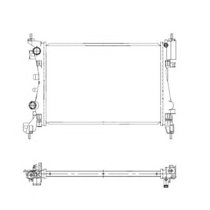 Photo Radiateur, refroidissement du moteur NRF 55341