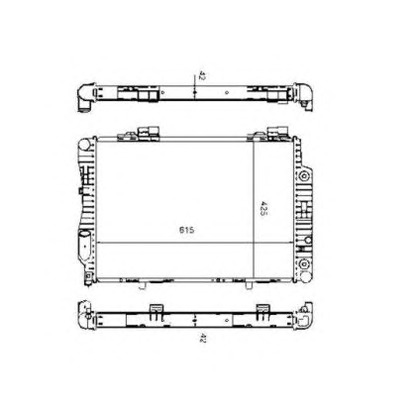 Foto Kühler, Motorkühlung NRF 55345