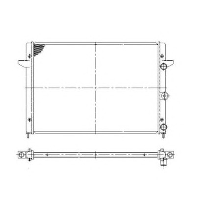 Photo Radiateur, refroidissement du moteur NRF 58027