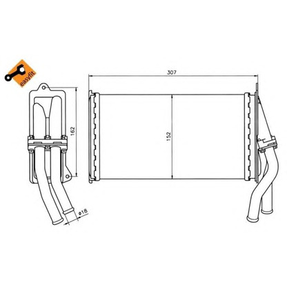 Photo Système de chauffage NRF 58037