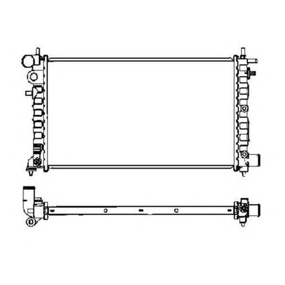 Foto Kühler, Motorkühlung NRF 58068