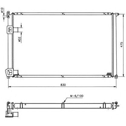 Photo Radiateur, refroidissement du moteur NRF 58212