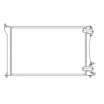 Photo Radiateur, refroidissement du moteur NRF 58251