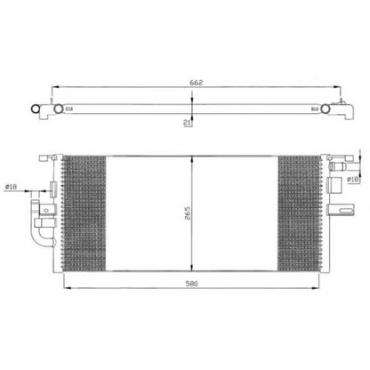 Photo Low Temperature Cooler, intercooler NRF 58256