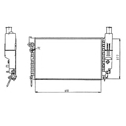 Foto Kühler, Motorkühlung NRF 58851