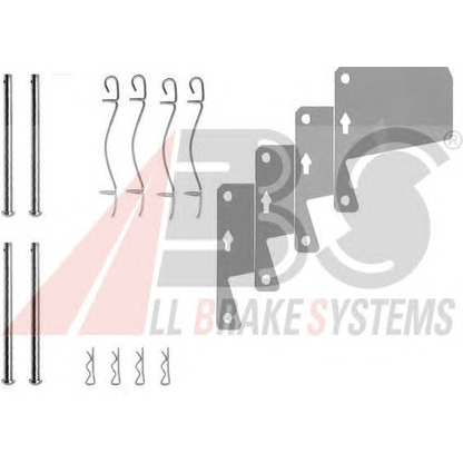 Photo Accessory Kit, disc brake pads A.B.S. 0910Q