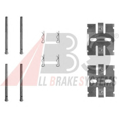 Zdjęcie Zestaw akcesoriów, klocki hamulcowe A.B.S. 0932Q