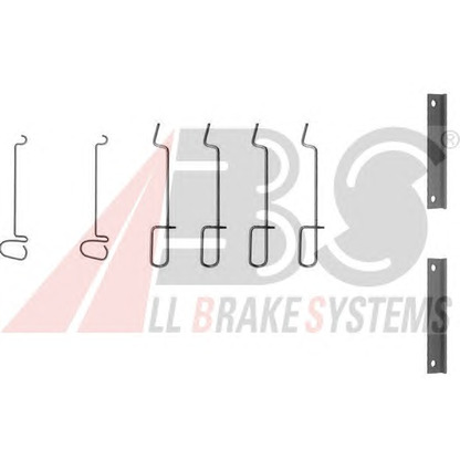 Photo Accessory Kit, disc brake pads A.B.S. 1070Q