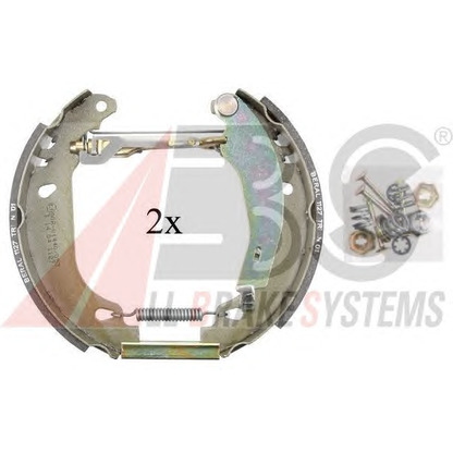 Photo Brake Shoe Set, parking brake A.B.S. 111401