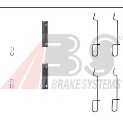 Foto Kit accessori, Pastiglia freno A.B.S. 1125Q