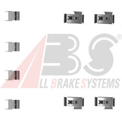 Zdjęcie Zestaw akcesoriów, klocki hamulcowe A.B.S. 1198Q