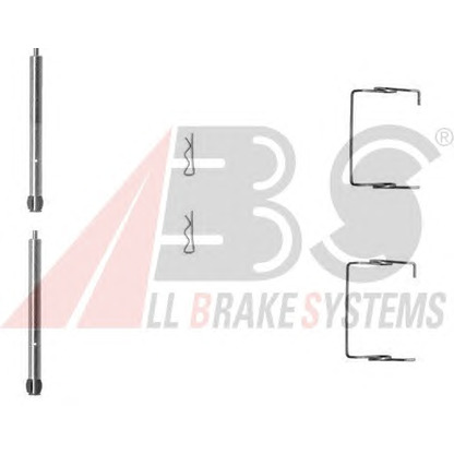 Zdjęcie Zestaw akcesoriów, klocki hamulcowe A.B.S. 1267Q