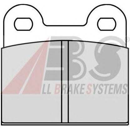 Photo Brake Pad Set, disc brake A.B.S. 36010