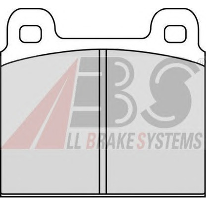 Photo Brake Pad Set, disc brake A.B.S. 360251