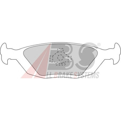 Photo Brake Pad Set, disc brake A.B.S. 364891