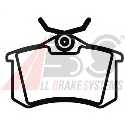 Photo Brake Pad Set, disc brake A.B.S. 36623