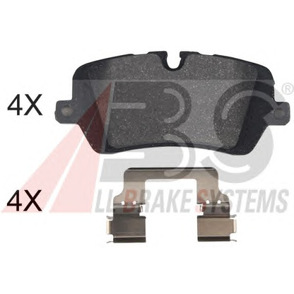 Photo Brake Pad Set, disc brake A.B.S. 37981OE