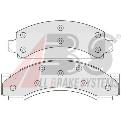 Photo Brake Pad Set, disc brake A.B.S. 38149