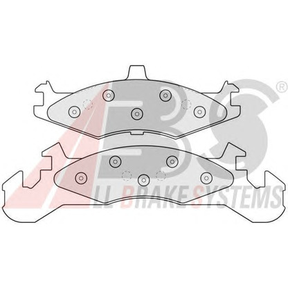 Photo Brake Pad Set, disc brake A.B.S. 38221