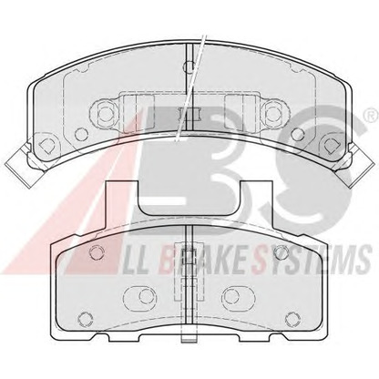 Photo Brake Pad Set, disc brake A.B.S. 38368