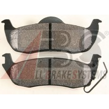 Photo Brake Pad Set, disc brake A.B.S. 38461