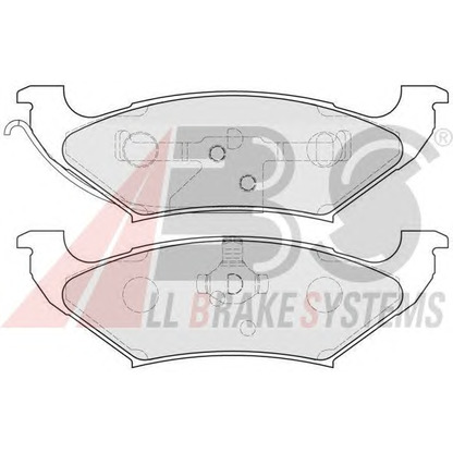 Photo Brake Pad Set, disc brake A.B.S. 38544