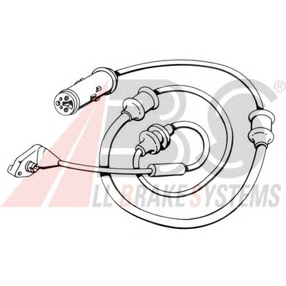 Фото Сигнализатор, износ тормозных колодок A.B.S. 39559