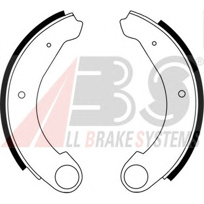 Photo Brake Shoe Set A.B.S. 8402